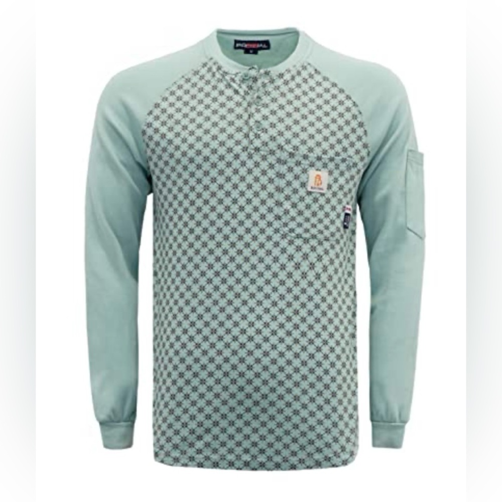 BOCOMAL FR Industrial 7oz Midweight Flame Resistant Shirt NFPA2112 CAT2-D1203